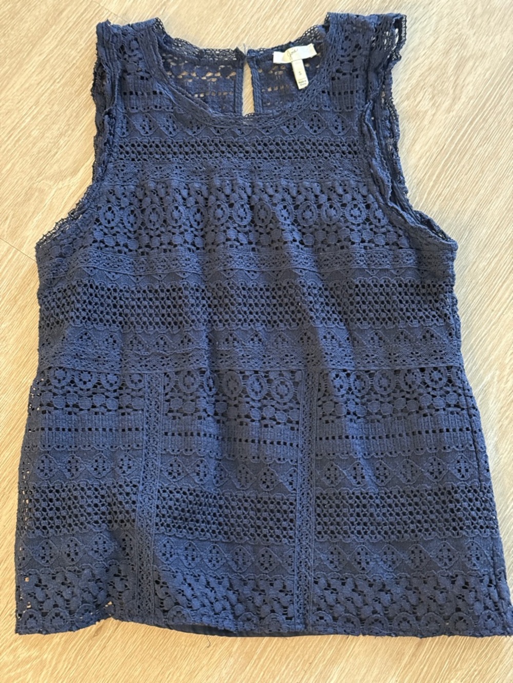 Joie Lupe Sleeveless Lace Blouse